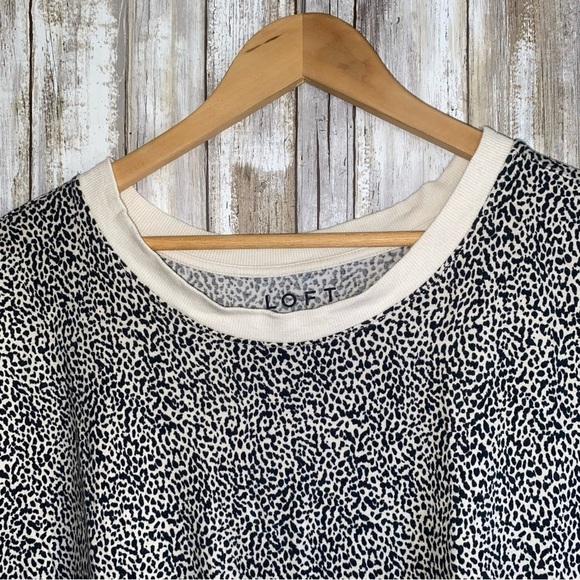 Loft Animal Print Wedge Tee - Picture 3 of 5